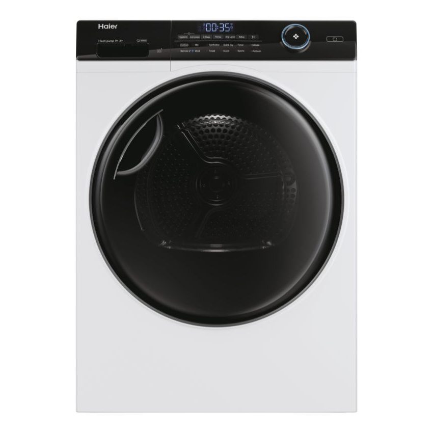 Haier 9kg I-Pro Series 5 Heat Pump Condenser Tumble Dryer HD90-A2959 - WHITE Haier 9kg I-Pro Series 5 Heat Pump Condenser Tumble Dryer HD90-A2959 - WHITE