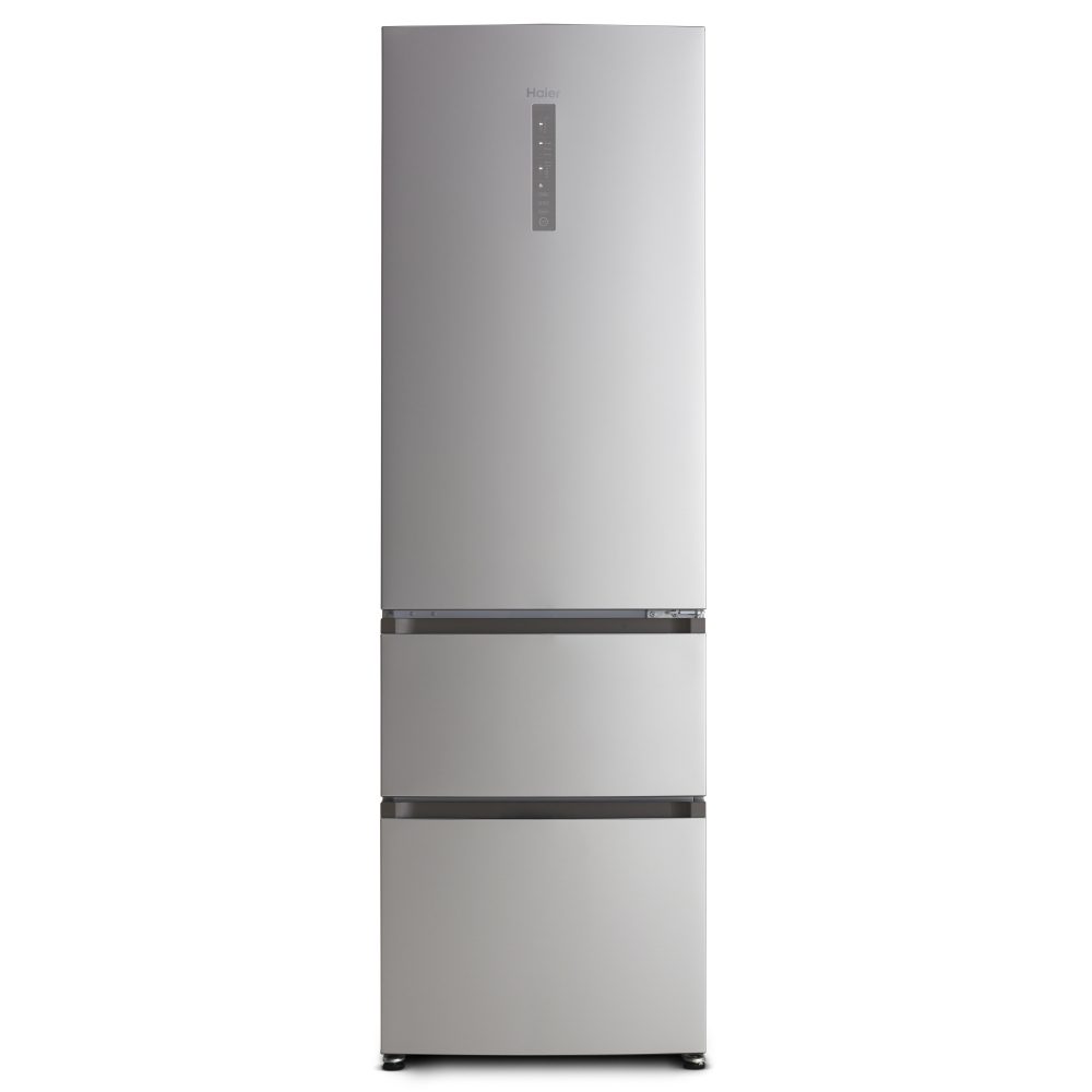 Haier 60cm Series 5 MyZone Frost Free Fridge Freezer HTR5619FNMI - SILVER Haier 60cm Series 5 MyZone Frost Free Fridge Freezer HTR5619FNMI - SILVER