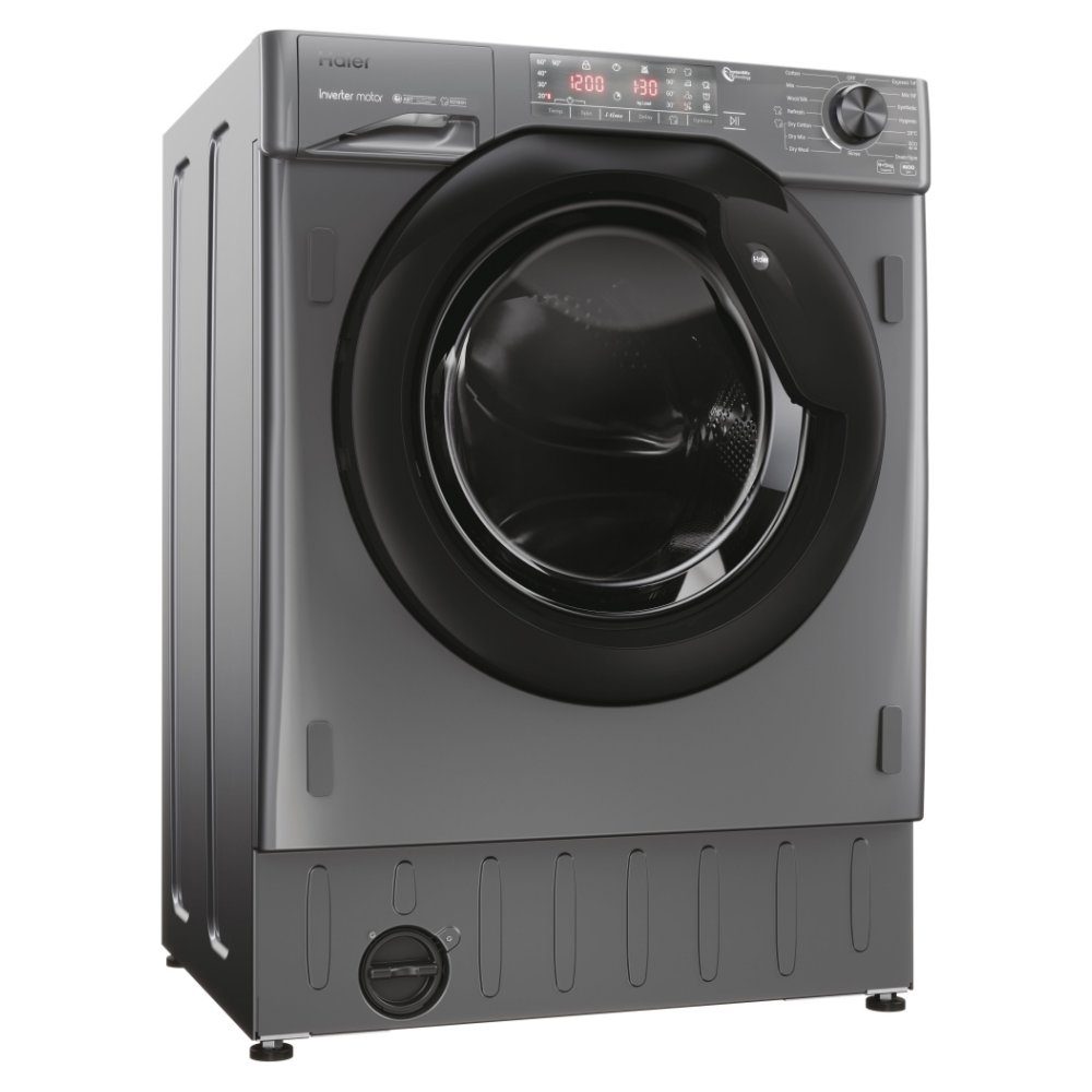 Haier 9kg/5kg Series 4 Integrated Washer Dryer HWDQ90B416FWBRUK Haier 9kg/5kg Series 4 Integrated Washer Dryer HWDQ90B416FWBRUK