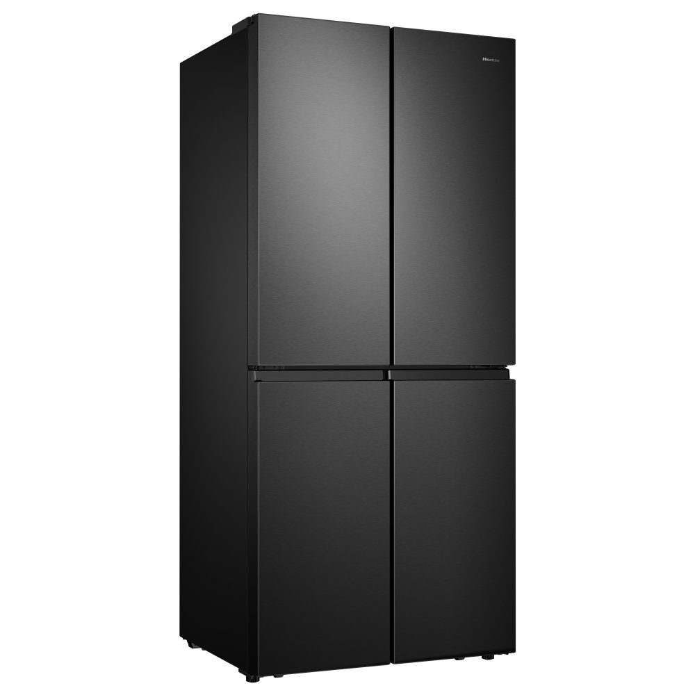 Hisense 79cm Four Door Fridge Freezer RQ563N4SF2 - BLACK STEEL Hisense 79cm Four Door Fridge Freezer RQ563N4SF2 - BLACK STEEL