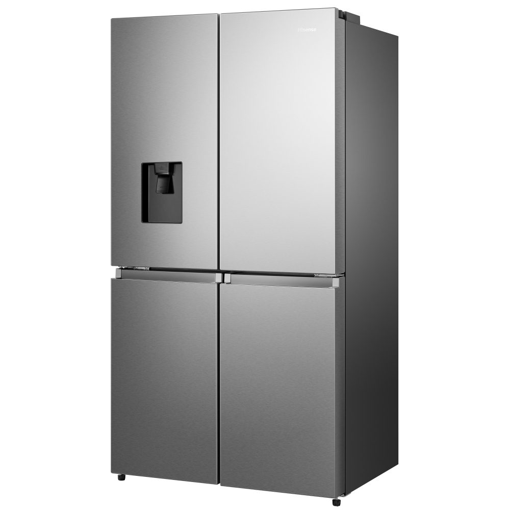 Hisense Four Door American Style Fridge Freezer With Water Dispenser RQ758N4SWSE - SILVER Hisense Four Door American Style Fridge Freezer With Water Dispenser RQ758N4SWSE - SILVER