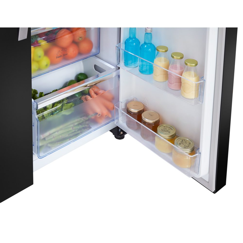Hisense American Style Fridge Freezer Ice & Water RS694N4IBF - BLACK Hisense American Style Fridge Freezer Ice & Water RS694N4IBF - BLACK