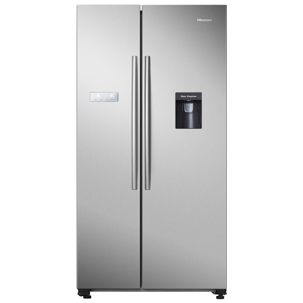 Hisense PureFlat American Style Fridge Freezer With Water Dispenser RS741N4WC11 - SILVER Hisense PureFlat American Style Fridge Freezer With Water Dispenser RS741N4WC11 - SILVER