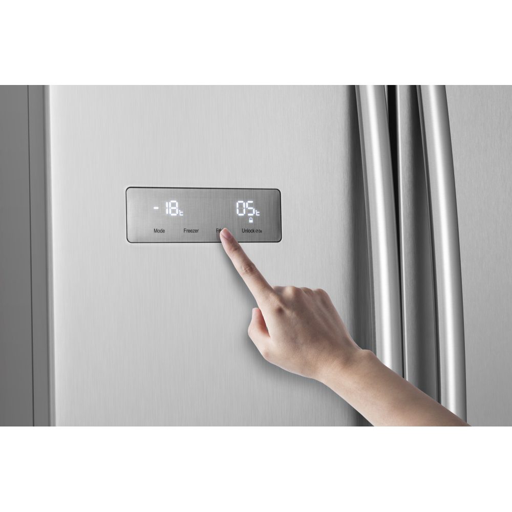 Hisense PureFlat American Style Fridge Freezer With Water Dispenser RS741N4WC11 - SILVER Hisense PureFlat American Style Fridge Freezer With Water Dispenser RS741N4WC11 - SILVER