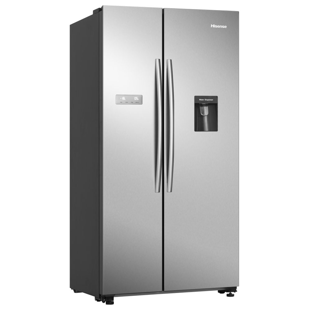 Hisense PureFlat American Style Fridge Freezer With Water Dispenser RS741N4WC11 - SILVER Hisense PureFlat American Style Fridge Freezer With Water Dispenser RS741N4WC11 - SILVER