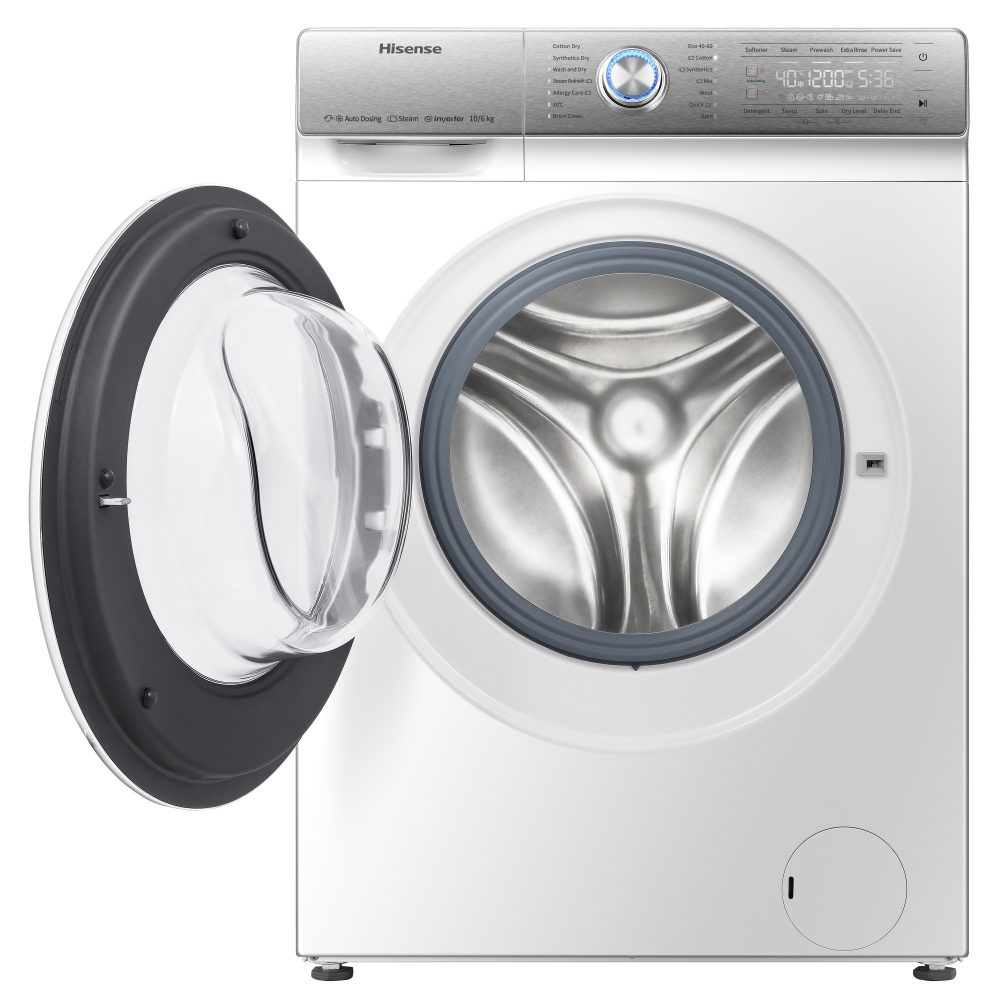 Hisense 10kg/6kg Dose Assist PureJet Washer Dryer WDQR1014EVAJM - WHITE Hisense 10kg/6kg Dose Assist PureJet Washer Dryer WDQR1014EVAJM - WHITE