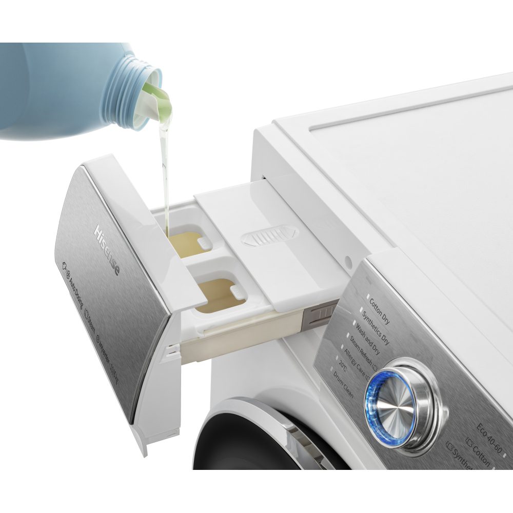 Hisense 10kg/6kg Dose Assist PureJet Washer Dryer WDQR1014EVAJM - WHITE Hisense 10kg/6kg Dose Assist PureJet Washer Dryer WDQR1014EVAJM - WHITE