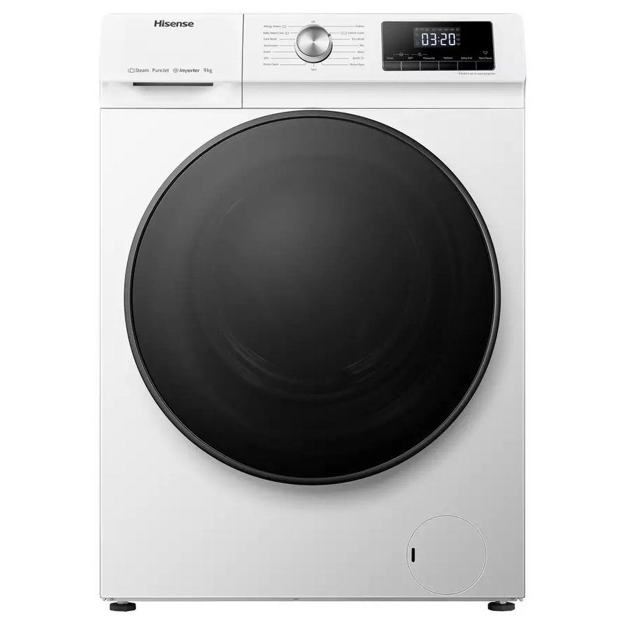 Hisense 9kg 3 Series Washing Machine 1400rpm WFQA9014EVJM - WHITE Hisense 9kg 3 Series Washing Machine 1400rpm WFQA9014EVJM - WHITE