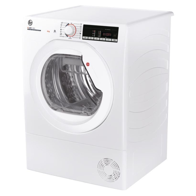 Hoover HLE H8A2TE-80 8kg H-DRY300 Heat Pump Condenser Dryer - WHITE Hoover HLE H8A2TE-80 8kg H-DRY300 Heat Pump Condenser Dryer - WHITE