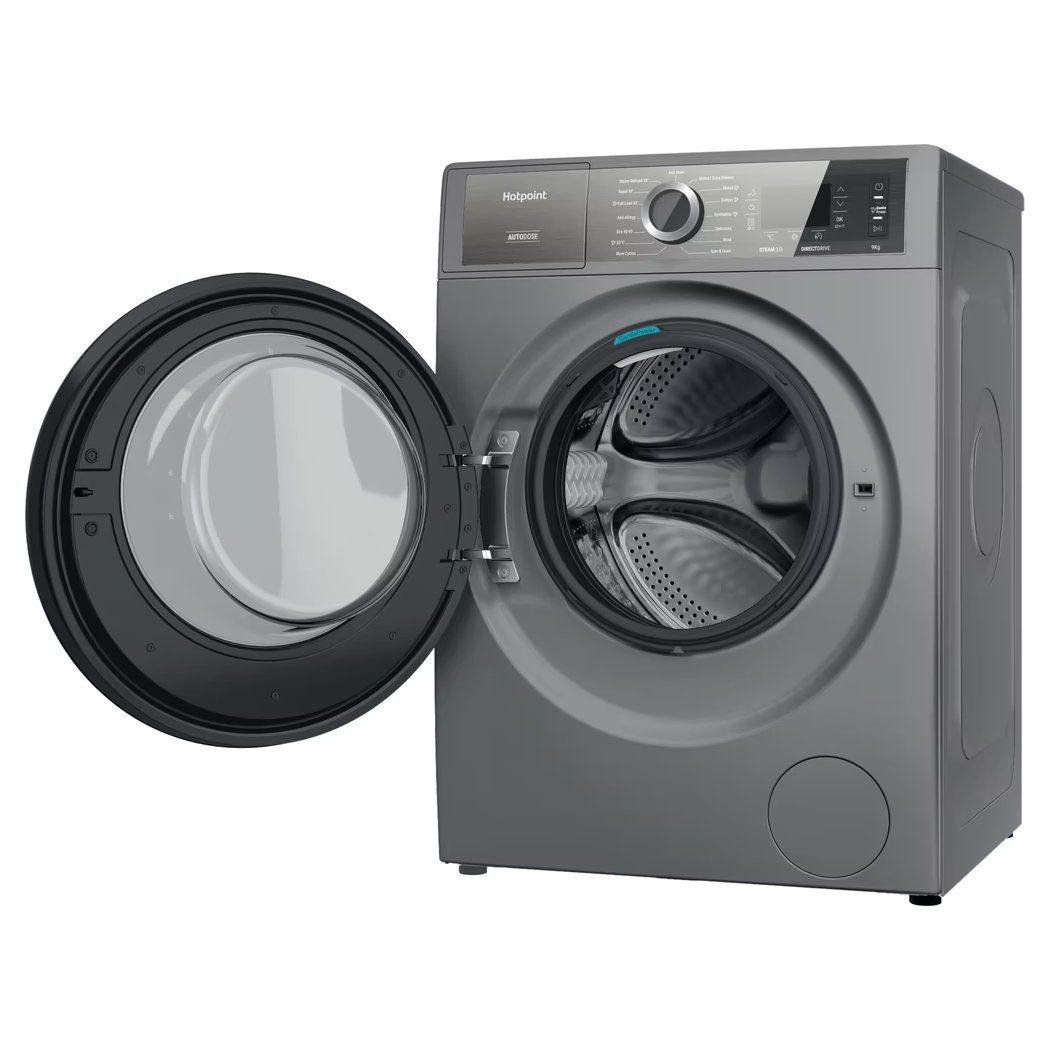 Hotpoint 9kg GentlePower AutoDose Washing Machine 1400rpm H899ADSGPOWERUK - SILVER Hotpoint 9kg GentlePower AutoDose Washing Machine 1400rpm H899ADSGPOWERUK - SILVER