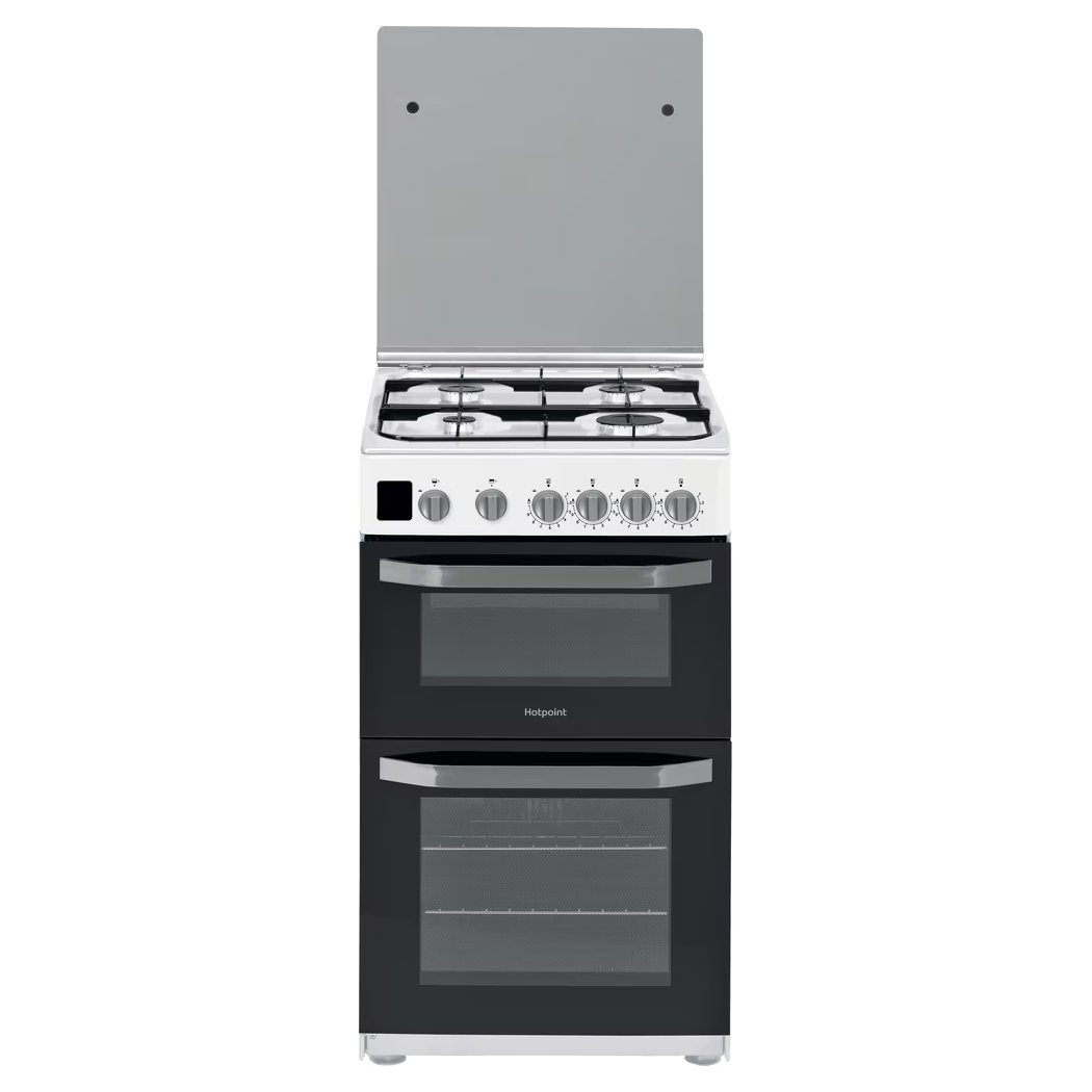 Hotpoint HD5G00CCW 586330 50cm Freestanding Gas Cooker - WHITE Hotpoint HD5G00CCW 586330 50cm Freestanding Gas Cooker - WHITE