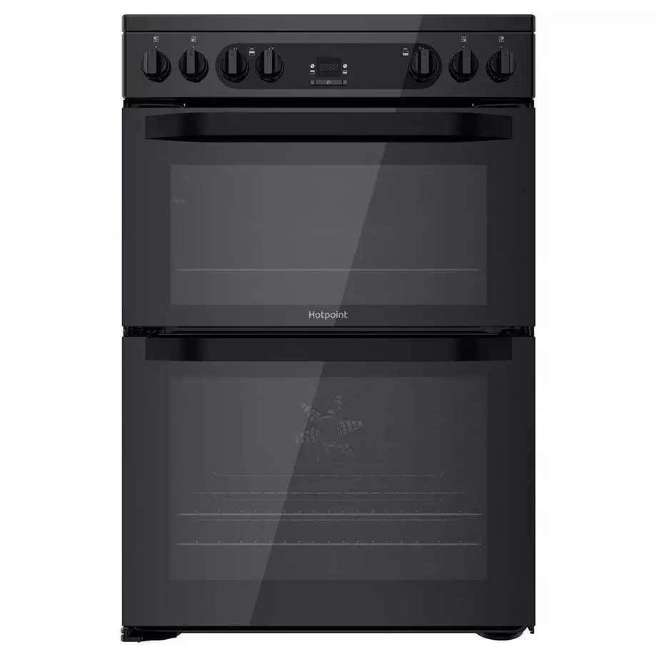 Hotpoint 60cm Freestanding Ceramic Cooker HDM67V92HCB - BLACK Hotpoint 60cm Freestanding Ceramic Cooker HDM67V92HCB - BLACK