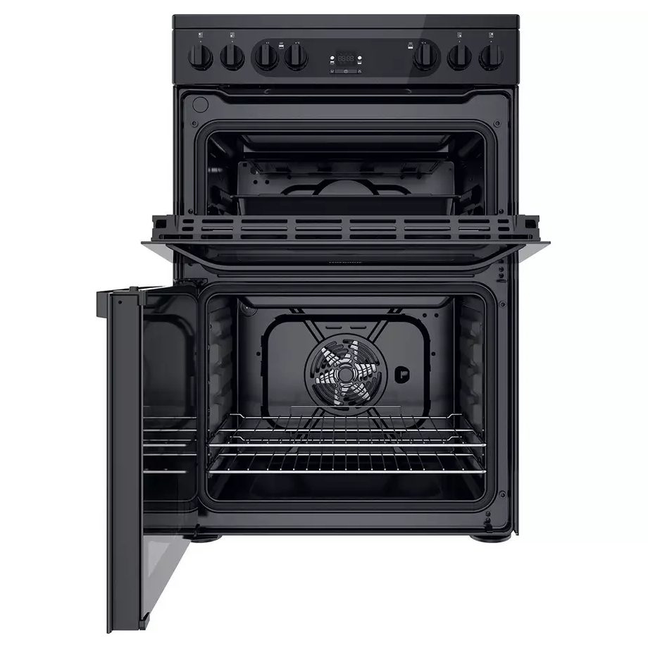 Hotpoint 60cm Freestanding Ceramic Cooker HDM67V92HCB - BLACK Hotpoint 60cm Freestanding Ceramic Cooker HDM67V92HCB - BLACK