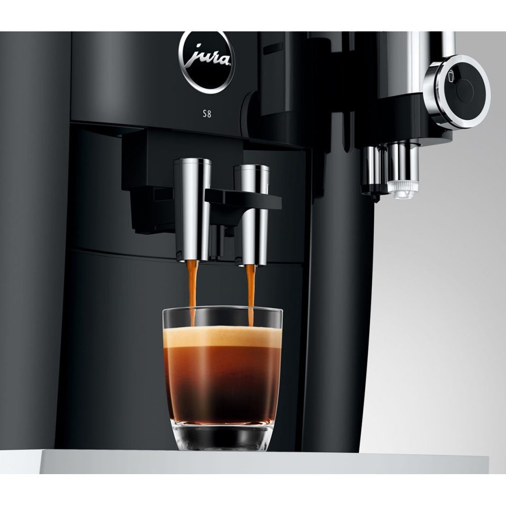 Jura S8 Freestanding Fully Automatic Coffee Machine 15482 - Piano Black Jura S8 Freestanding Fully Automatic Coffee Machine 15482 - Piano Black