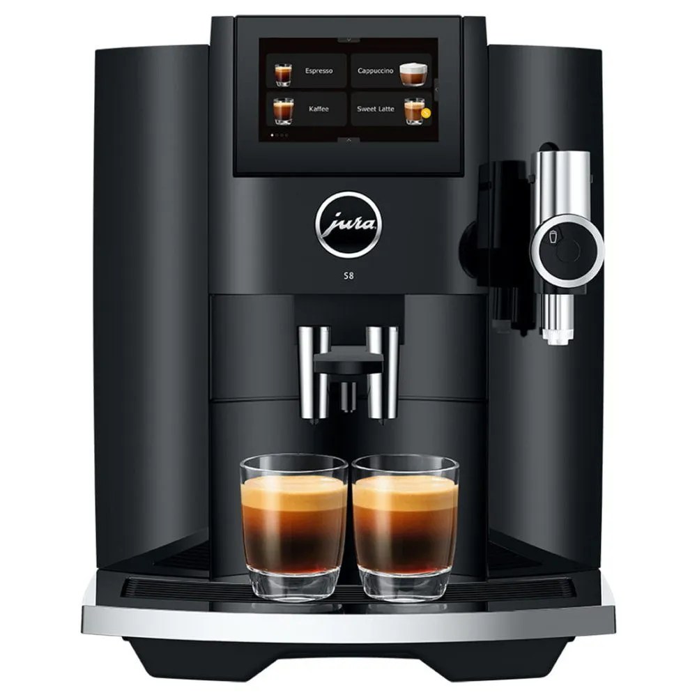 Jura S8 Freestanding Fully Automatic Coffee Machine 15482 - Piano Black