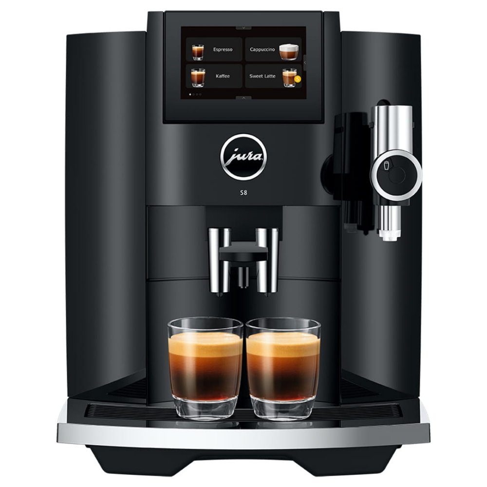 Jura S8 Freestanding Fully Automatic Coffee Machine 15482 - Piano Black Jura S8 Freestanding Fully Automatic Coffee Machine 15482 - Piano Black