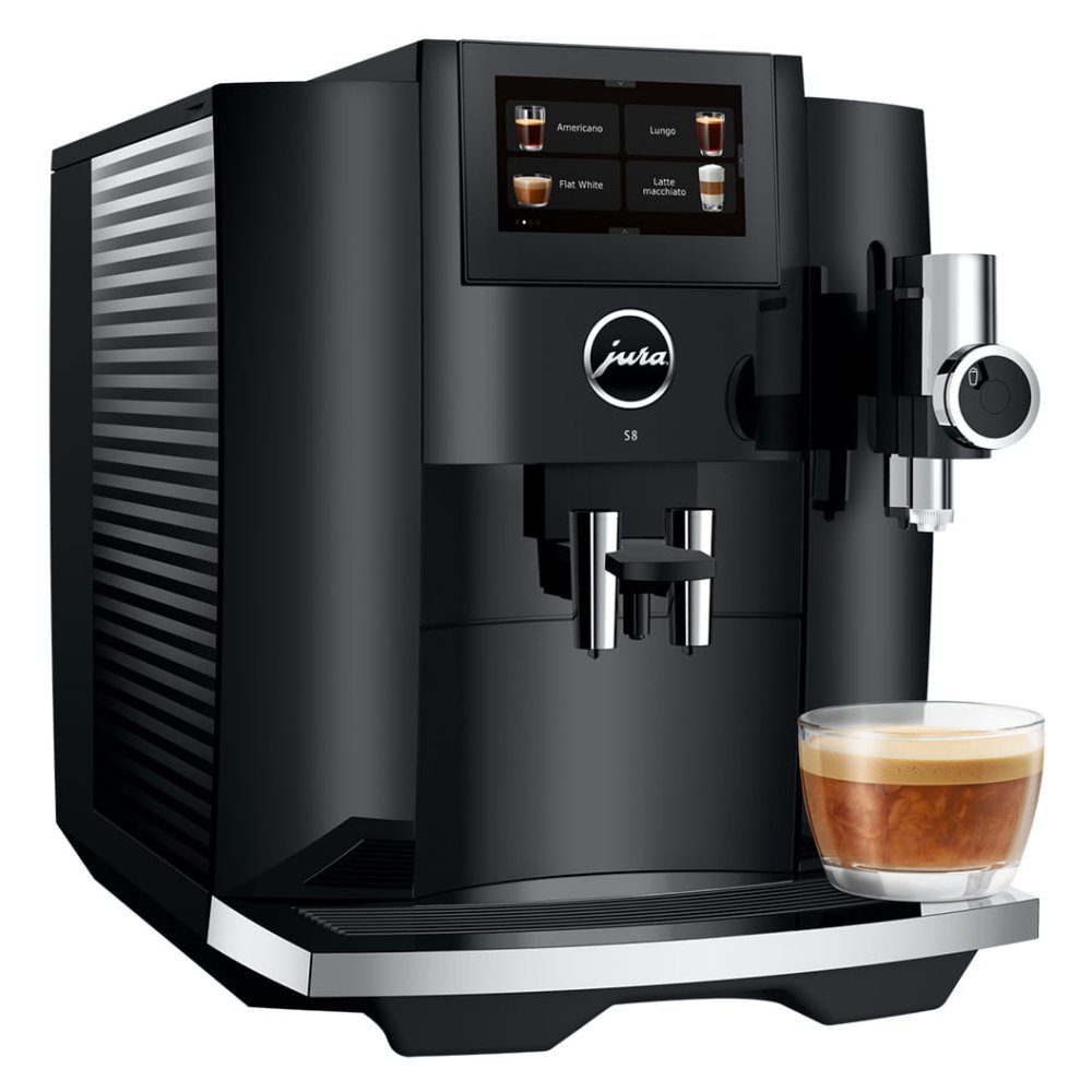 Jura S8 Freestanding Fully Automatic Coffee Machine 15482 - Piano Black Jura S8 Freestanding Fully Automatic Coffee Machine 15482 - Piano Black