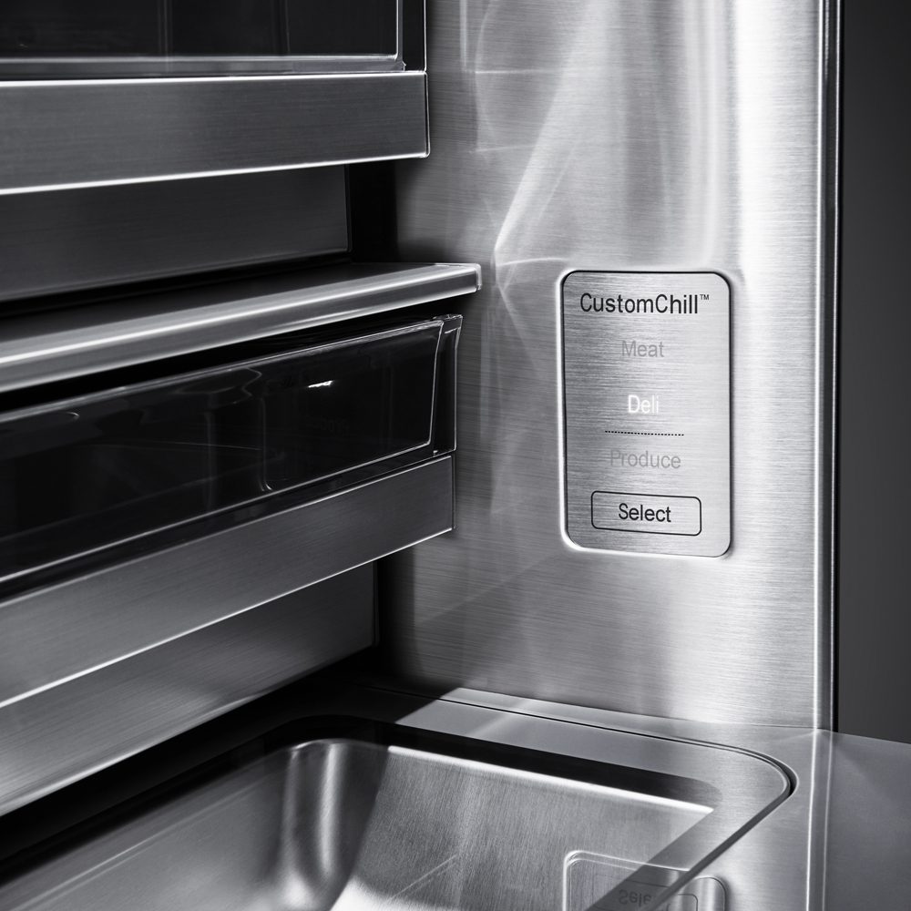 LG Signature Instaview French Style Fridge Freezer With Ice & Water LSR100 - STAINLESS STEEL LG Signature Instaview French Style Fridge Freezer With Ice & Water LSR100 - STAINLESS STEEL