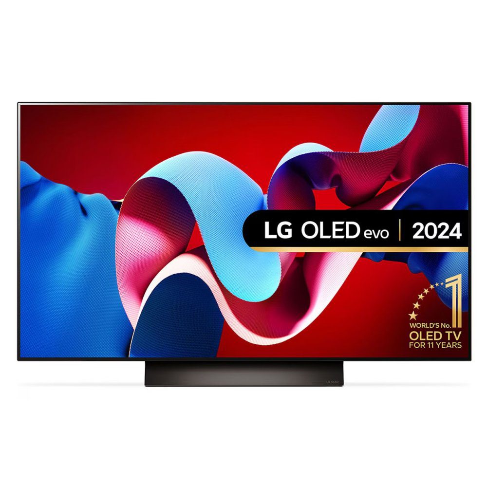 LG  2024 48" Evo C4 OLED 4K Smart TV OLED48C46LA - Black
