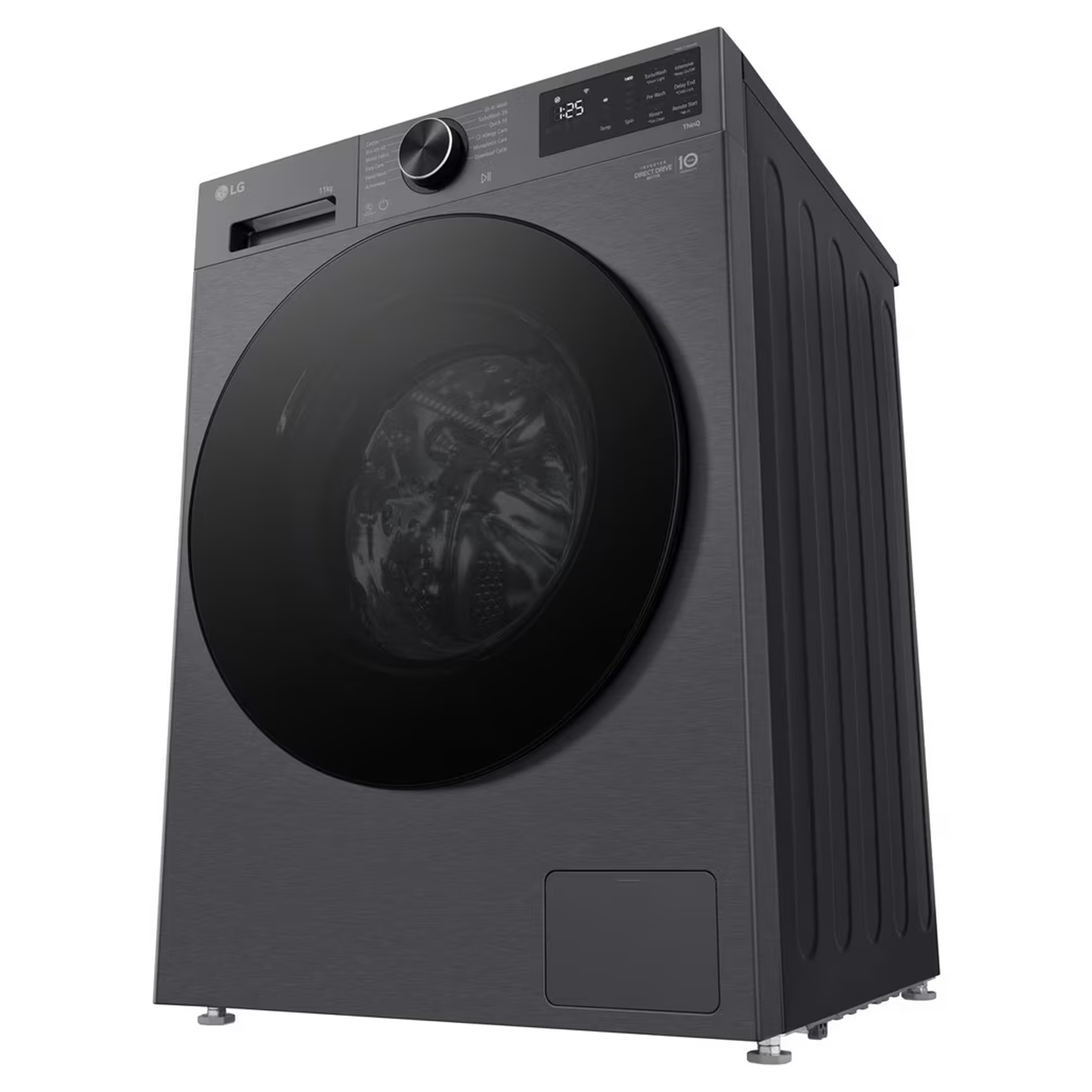 LG Series 5 AI Direct Drive 11kg 1400 Spin Washing Machine F4X5011TBB - Graphite LG Series 5 AI Direct Drive 11kg 1400 Spin Washing Machine F4X5011TBB - Graphite
