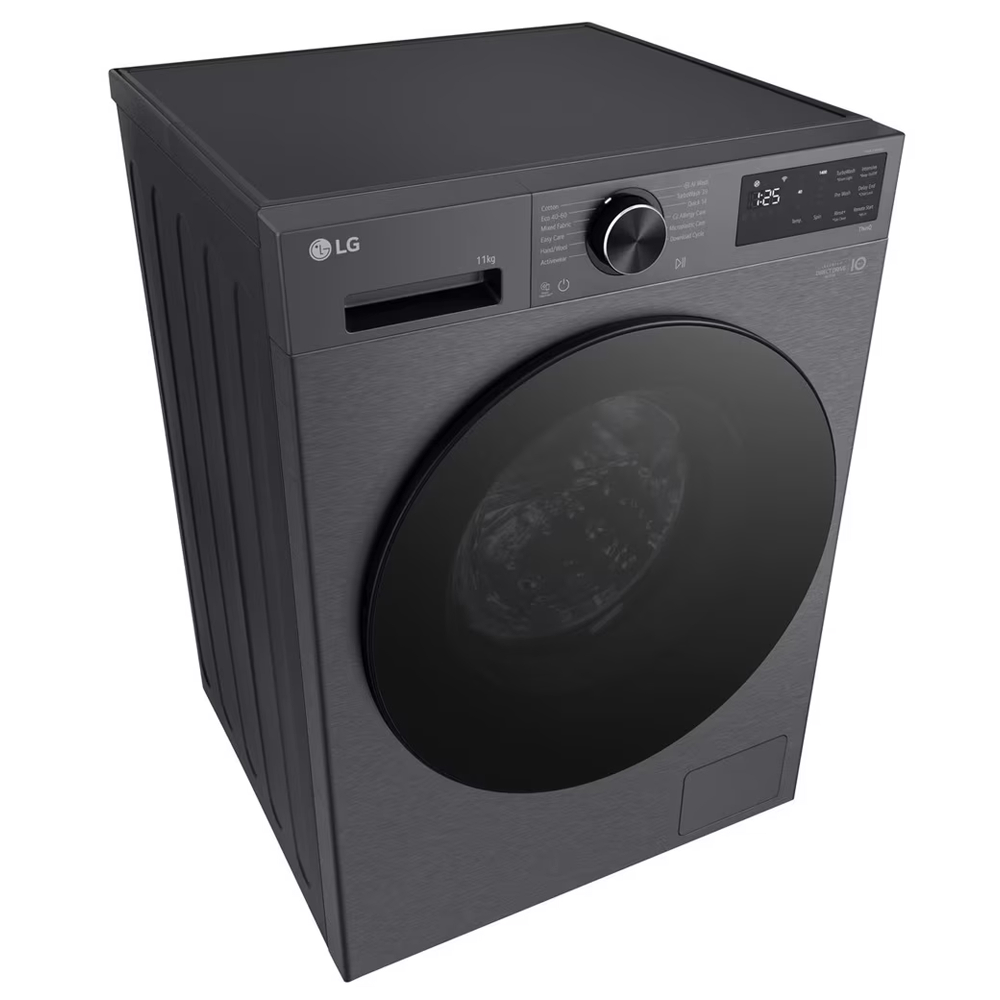 LG Series 5 AI Direct Drive 11kg 1400 Spin Washing Machine F4X5011TBB - Graphite LG Series 5 AI Direct Drive 11kg 1400 Spin Washing Machine F4X5011TBB - Graphite