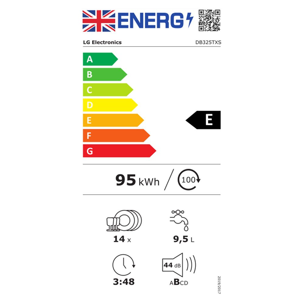 LG 60cm Fully Integrated Dishwasher DB325TXS LG 60cm Fully Integrated Dishwasher DB325TXS