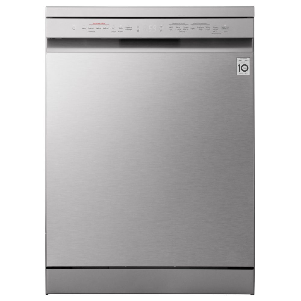 LG 60cm Freestanding Dishwasher DF243FVS - SILVER LG 60cm Freestanding Dishwasher DF243FVS - SILVER