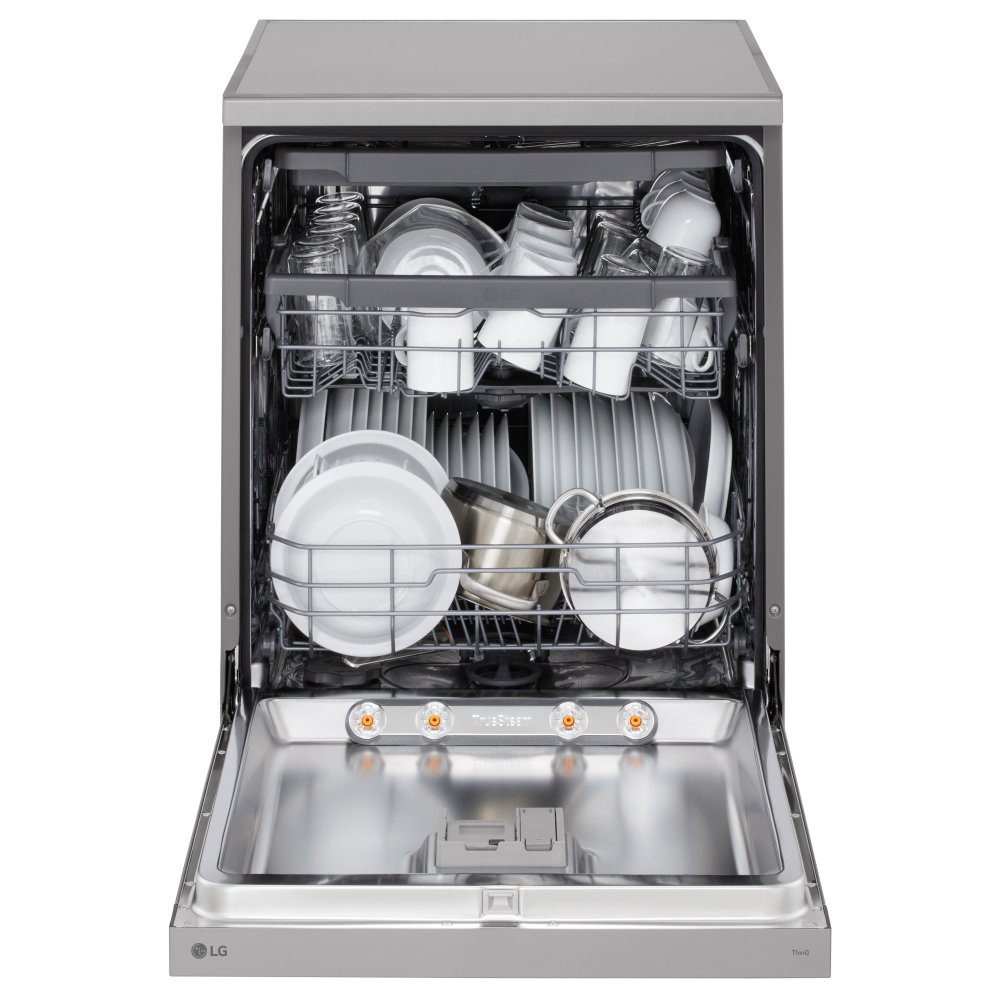LG 60cm Freestanding Dishwasher DF243FVS - SILVER LG 60cm Freestanding Dishwasher DF243FVS - SILVER