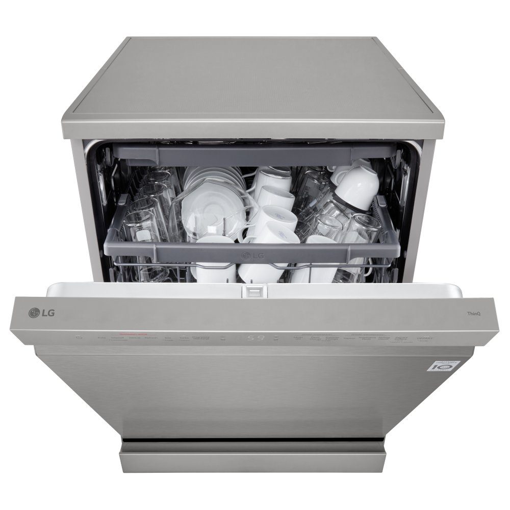 LG 60cm Freestanding Dishwasher DF243FVS - SILVER LG 60cm Freestanding Dishwasher DF243FVS - SILVER