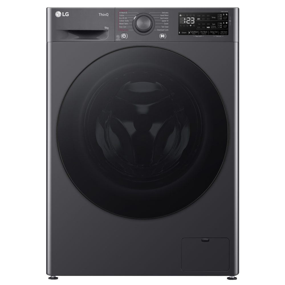 LG 9kg Autodose Steam Washing Machine F4Y509GBLA1 - Slate Grey LG 9kg Autodose Steam Washing Machine F4Y509GBLA1 - Slate Grey