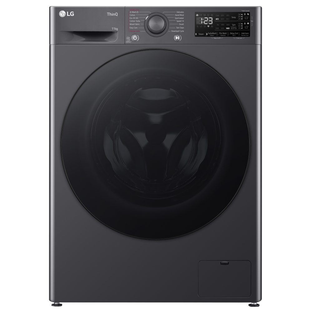 LG 11kg Autodose Steam Washing Machine F4Y511GBLA1 - SLATE GREY LG 11kg Autodose Steam Washing Machine F4Y511GBLA1 - SLATE GREY