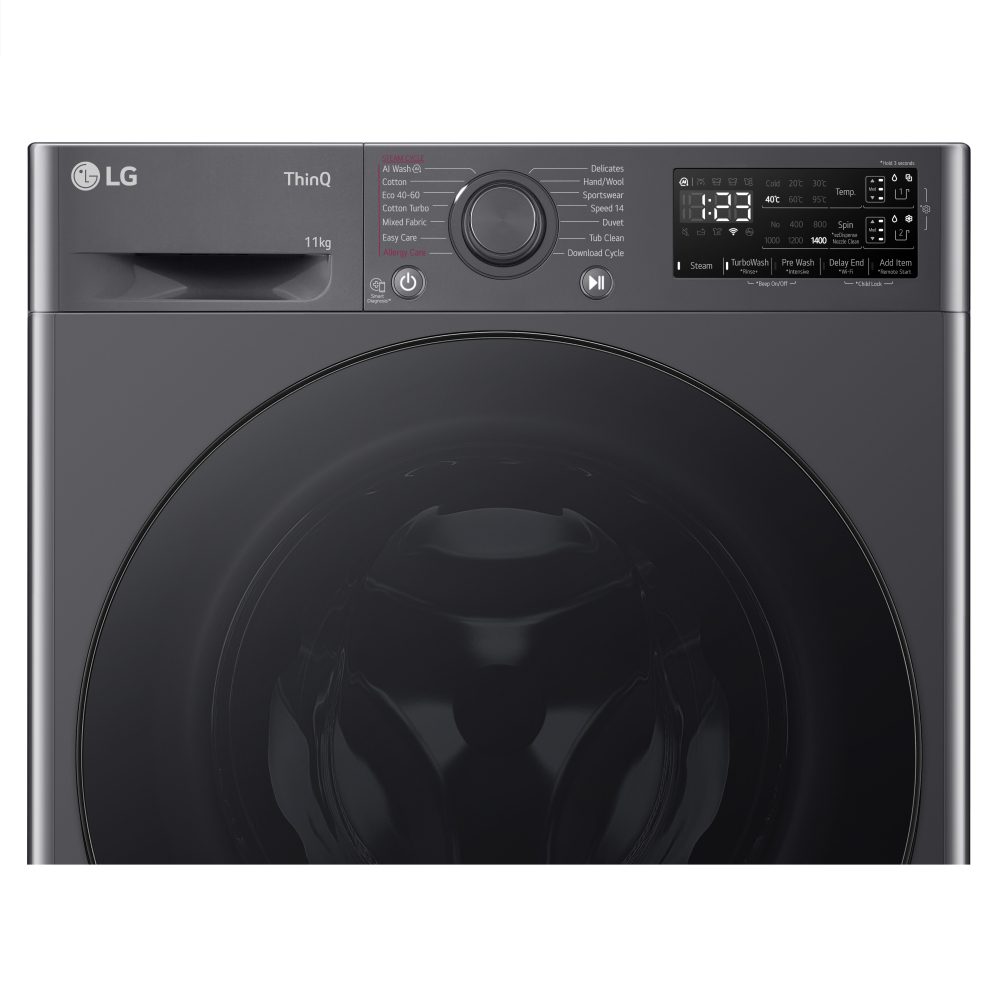 LG 11kg Autodose Steam Washing Machine F4Y511GBLA1 - SLATE GREY LG 11kg Autodose Steam Washing Machine F4Y511GBLA1 - SLATE GREY