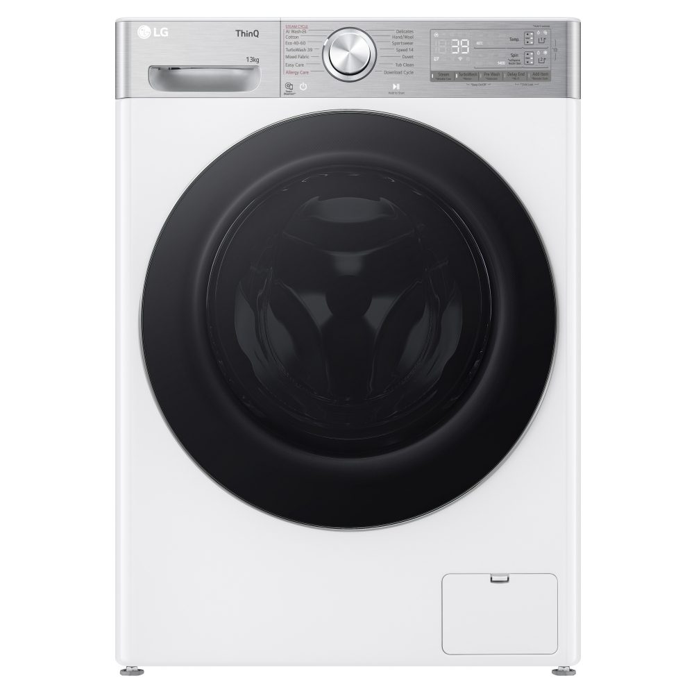 LG 13kg Autodose Steam Washing Machine F4Y913WCTA1 - WHITE LG 13kg Autodose Steam Washing Machine F4Y913WCTA1 - WHITE