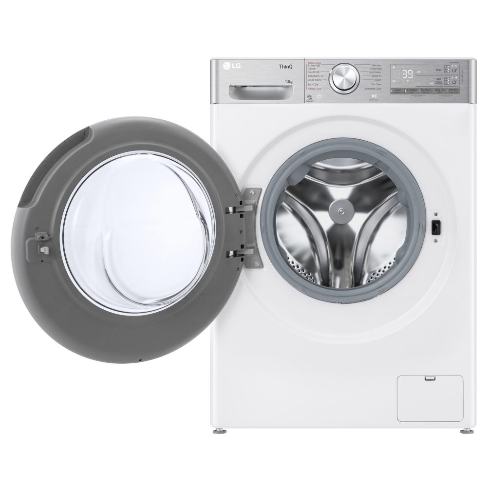 LG 13kg Autodose Steam Washing Machine F4Y913WCTA1 - WHITE LG 13kg Autodose Steam Washing Machine F4Y913WCTA1 - WHITE