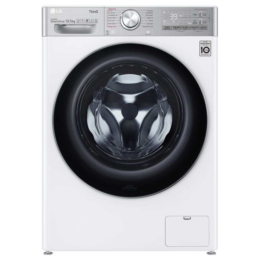 LG 10.5kg Autodose TurboWash Steam Washing Machine F6V1110WTSA - WHITE LG 10.5kg Autodose TurboWash Steam Washing Machine F6V1110WTSA - WHITE