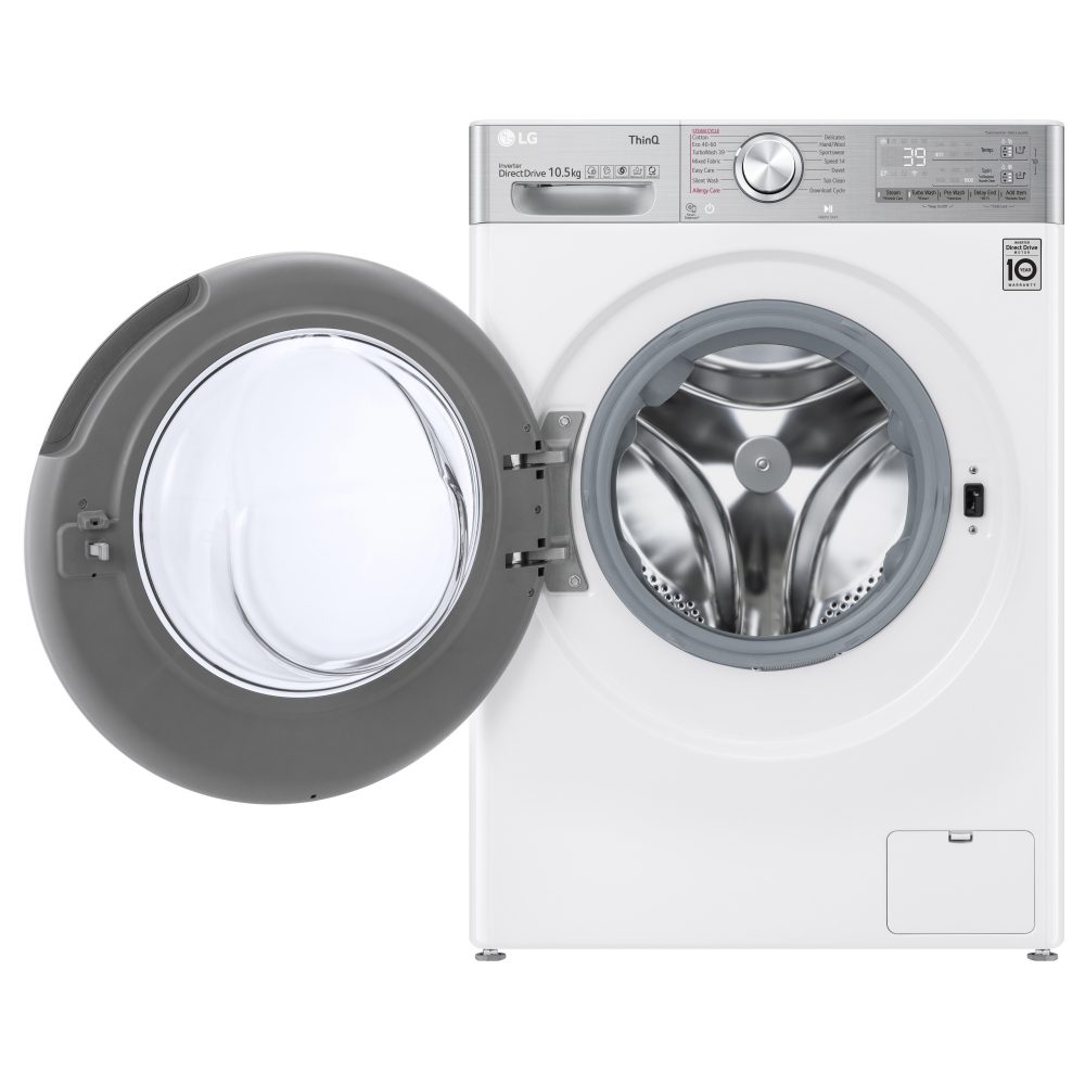 LG 10.5kg Autodose TurboWash Steam Washing Machine F6V1110WTSA - WHITE LG 10.5kg Autodose TurboWash Steam Washing Machine F6V1110WTSA - WHITE