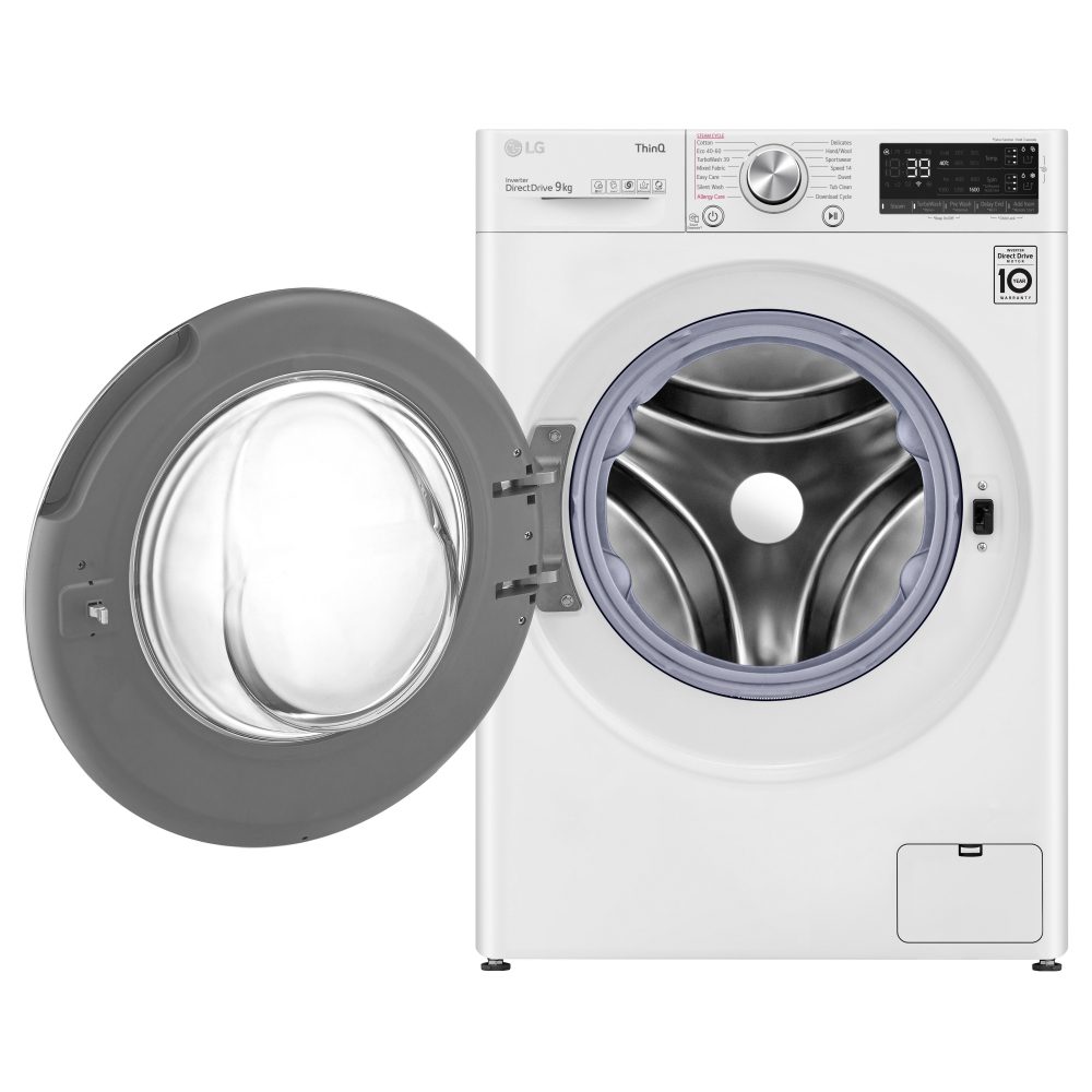 LG 9kg Autodose TurboWash Steam Washing Machine 1600rpm F6V909WTSA - WHITE LG 9kg Autodose TurboWash Steam Washing Machine 1600rpm F6V909WTSA - WHITE