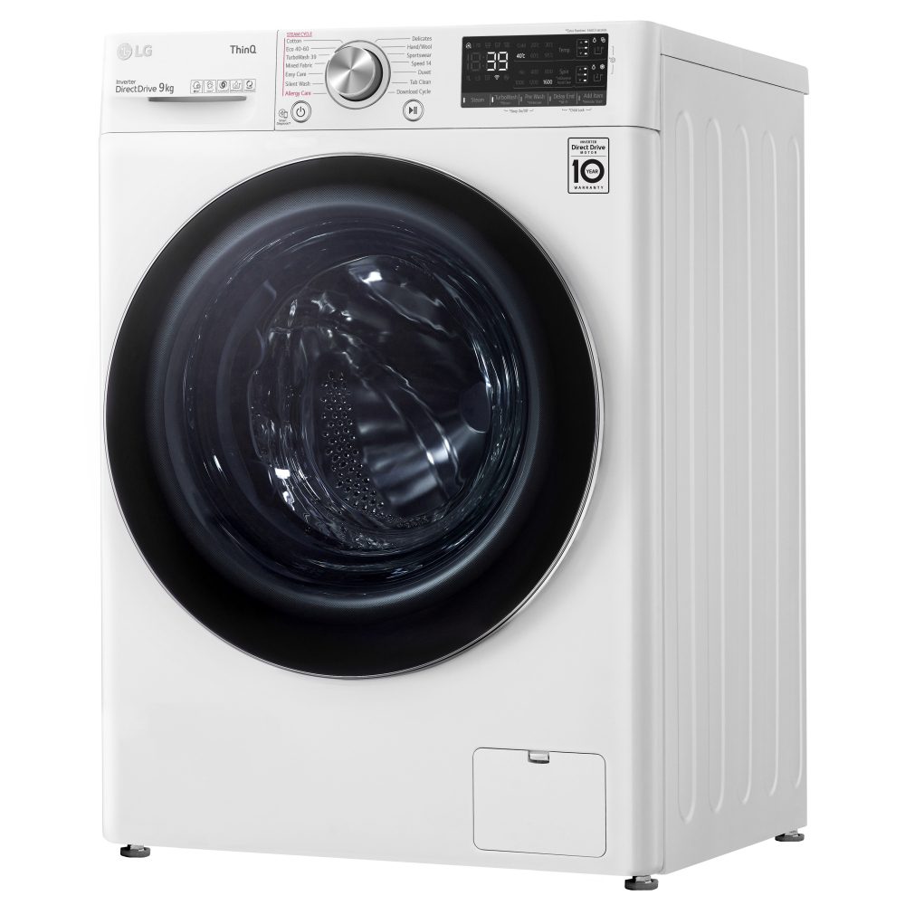 LG 9kg Autodose TurboWash Steam Washing Machine 1600rpm F6V909WTSA - WHITE LG 9kg Autodose TurboWash Steam Washing Machine 1600rpm F6V909WTSA - WHITE