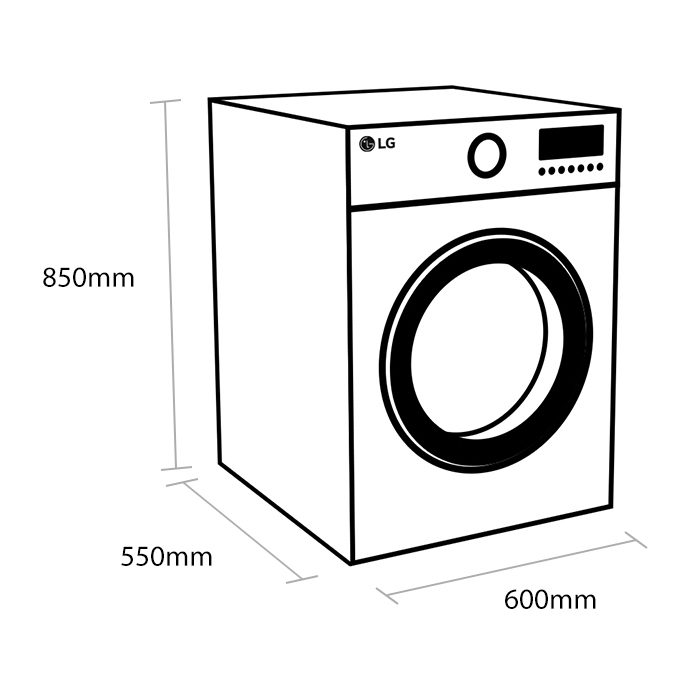 LG 9kg Eco Hybrid Heat Pump Condenser Tumble Dryer FDV309WN - WHITE LG 9kg Eco Hybrid Heat Pump Condenser Tumble Dryer FDV309WN - WHITE