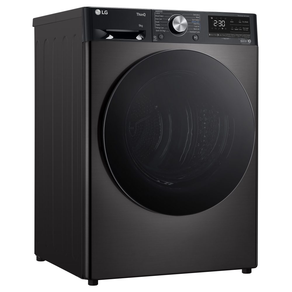 LG Series 7 FDV909BN 9kg DUAL Inverter™ Heat Pump Dryer - Black LG Series 7 FDV909BN 9kg DUAL Inverter™ Heat Pump Dryer - Black