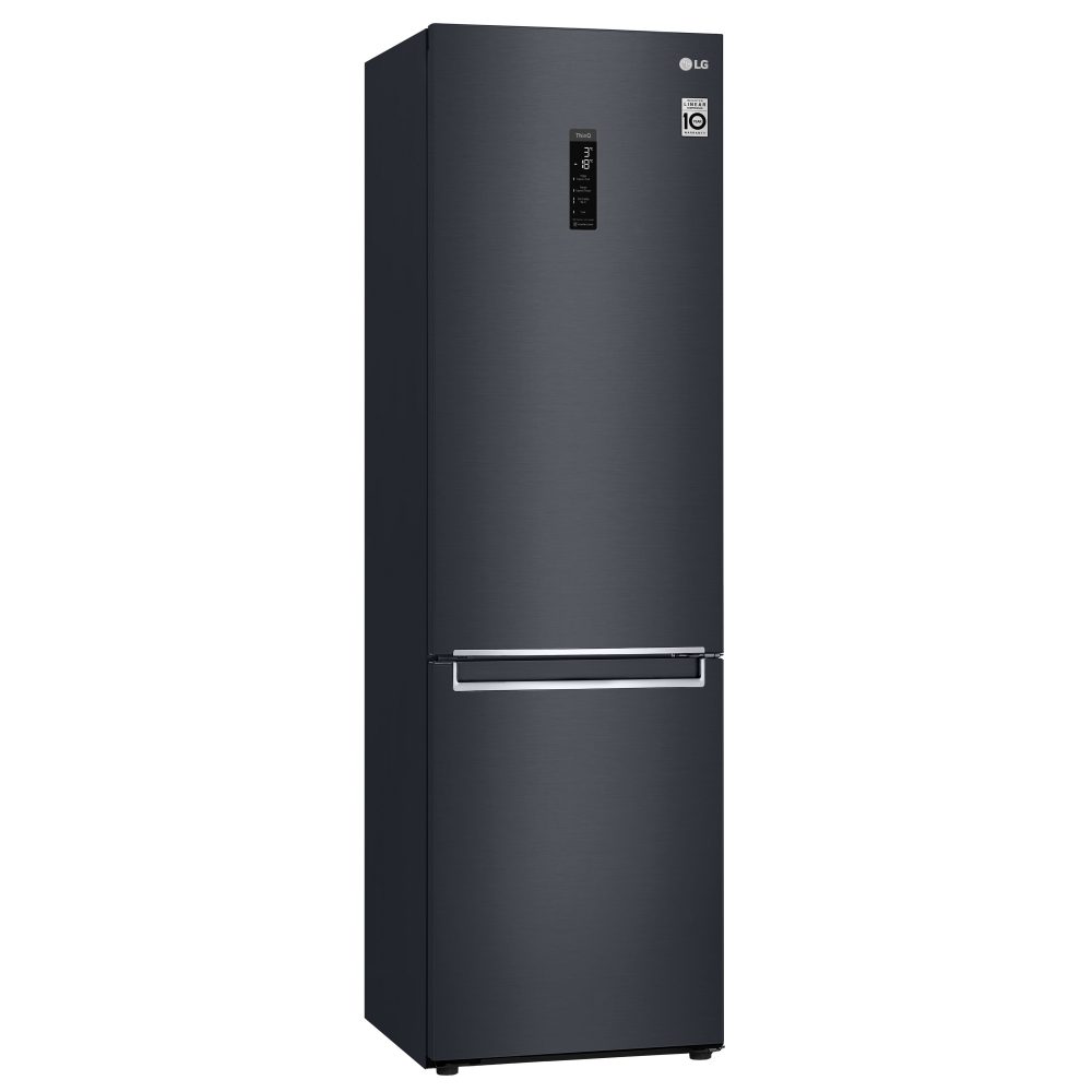 LG 60cm Frost Free Fridge Freezer GBB72MCUFN - BLACK STEEL LG 60cm Frost Free Fridge Freezer GBB72MCUFN - BLACK STEEL