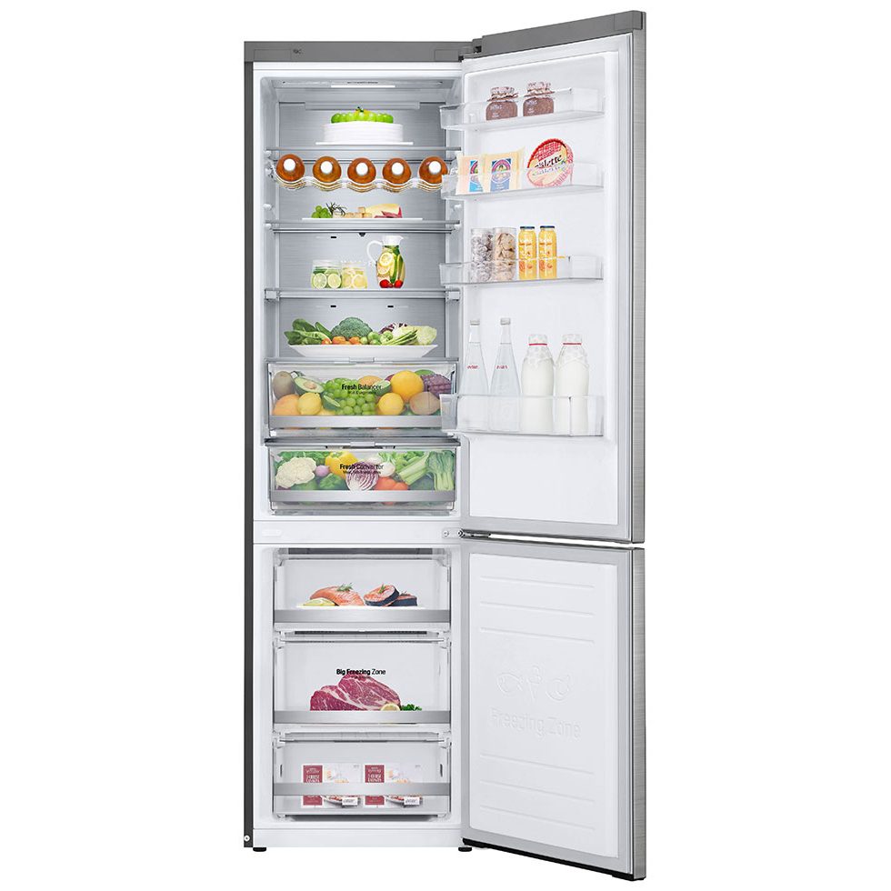 LG 60cm Frost Free Fridge Freezer GBB92STAXP - STAINLESS STEEL LG 60cm Frost Free Fridge Freezer GBB92STAXP - STAINLESS STEEL