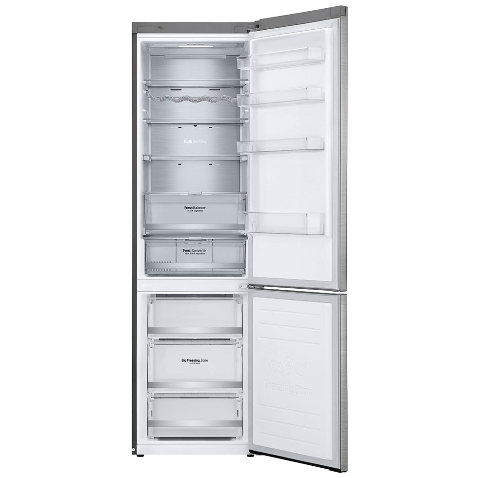 LG 60cm Frost Free Fridge Freezer GBB92STAXP - STAINLESS STEEL LG 60cm Frost Free Fridge Freezer GBB92STAXP - STAINLESS STEEL