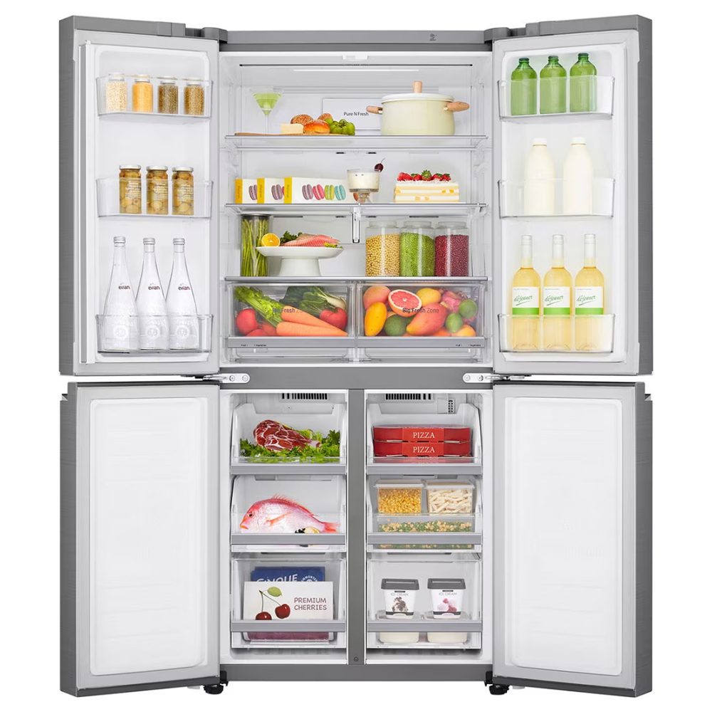 LG Slim French Style Fridge Freezer Non Ice And Water GMB844PZ4E - STAINLESS STEEL LG Slim French Style Fridge Freezer Non Ice And Water GMB844PZ4E - STAINLESS STEEL