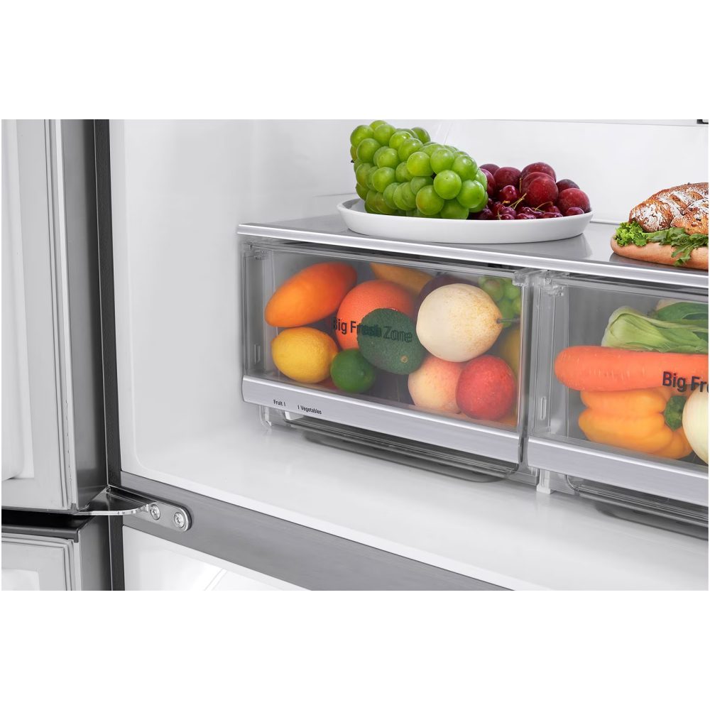 LG Slim French Style Fridge Freezer Non Ice And Water GMB844PZ4E - STAINLESS STEEL LG Slim French Style Fridge Freezer Non Ice And Water GMB844PZ4E - STAINLESS STEEL
