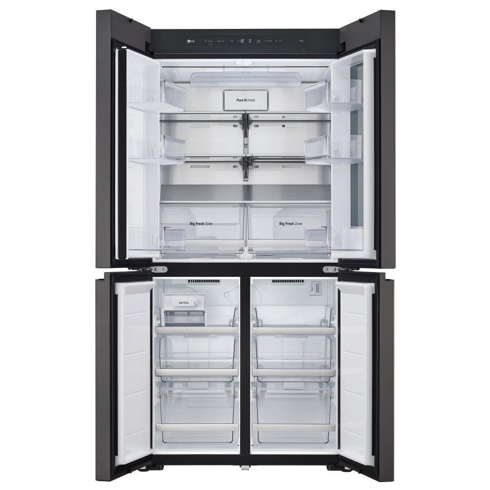 LG Mood Up Instaview French Style Fridge Freezer GMV960NNME - MOODUP LG Mood Up Instaview French Style Fridge Freezer GMV960NNME - MOODUP