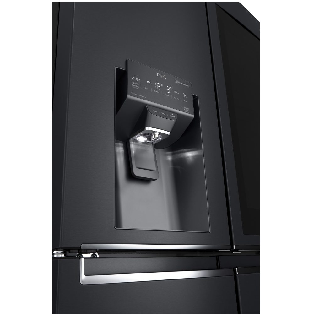 LG Instaview Door In Door French Style Fridge Freezer GMX945MC9F - BLACK STEEL LG Instaview Door In Door French Style Fridge Freezer GMX945MC9F - BLACK STEEL