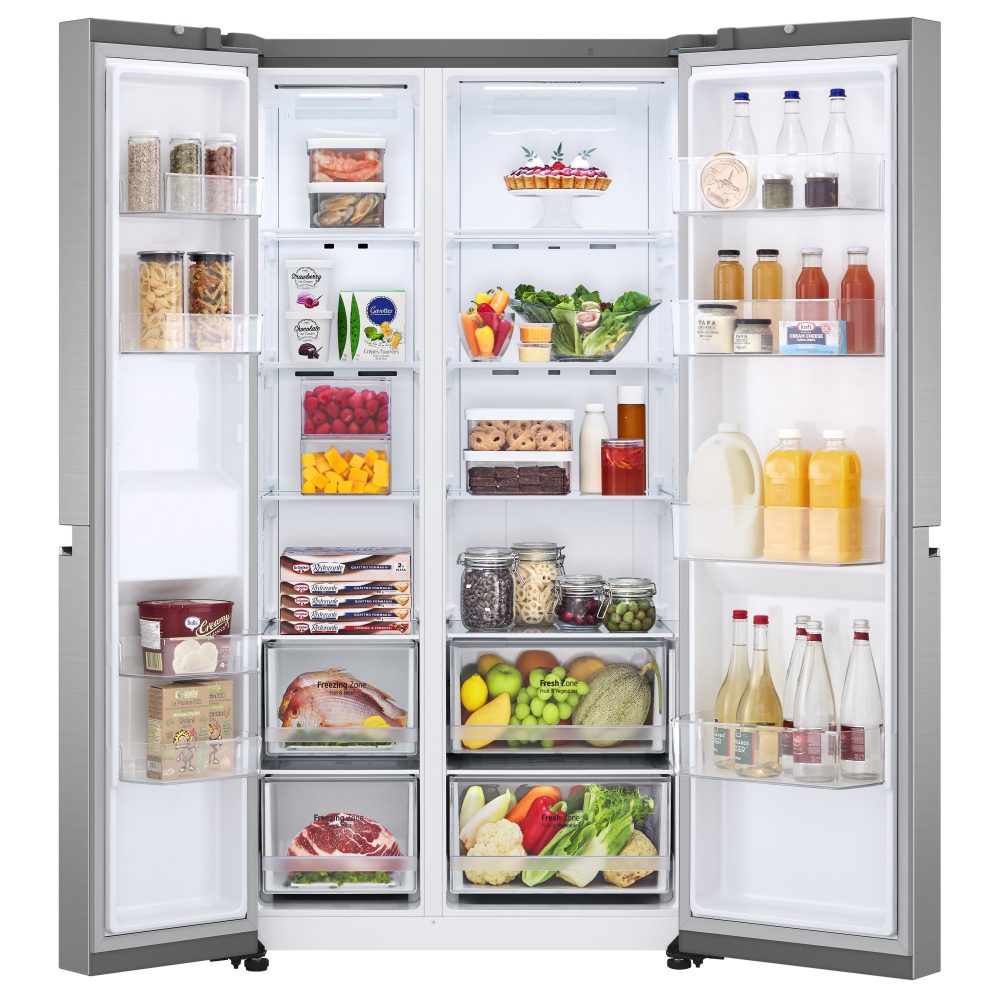 LG American Style Fridge Freezer Non Ice & Water GSBV70PZTL - STAINLESS STEEL LG American Style Fridge Freezer Non Ice & Water GSBV70PZTL - STAINLESS STEEL