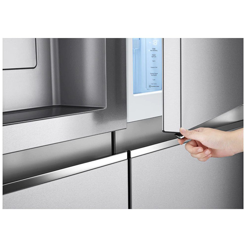 LG Door In Door American Fridge Freezer Non Plumbed GSJV91BSAE - STAINLESS STEEL LG Door In Door American Fridge Freezer Non Plumbed GSJV91BSAE - STAINLESS STEEL