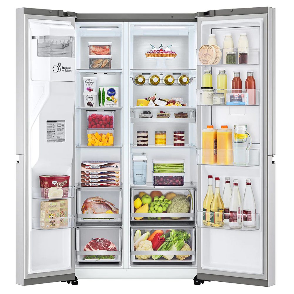 LG Door In Door American Fridge Freezer Non Plumbed GSJV91BSAE - STAINLESS STEEL LG Door In Door American Fridge Freezer Non Plumbed GSJV91BSAE - STAINLESS STEEL